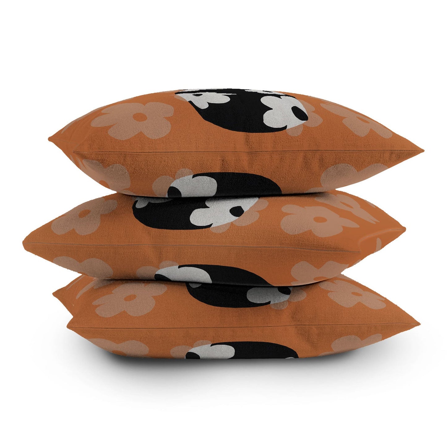 Coco de Paris Green plant retro style 1 Outdoor Throw Pillow