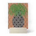 Coco de Paris Green plant retro style 3 Mini Art Print