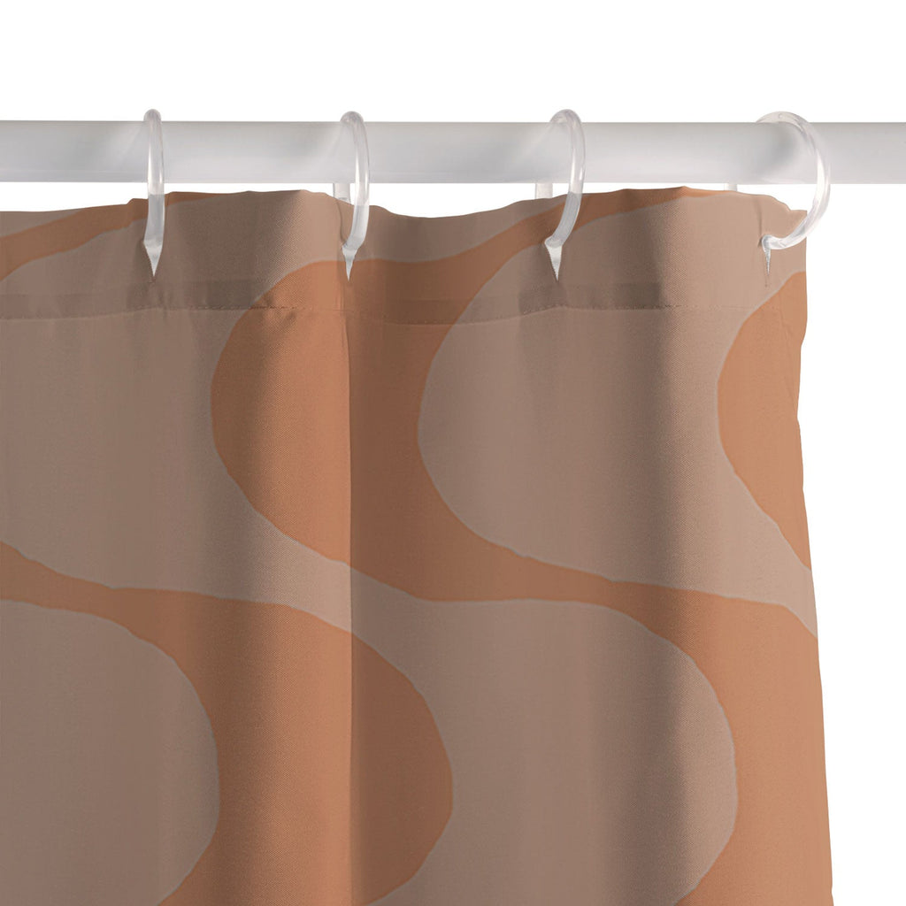 Coco de Paris Green plant retro style 4 Shower Curtain