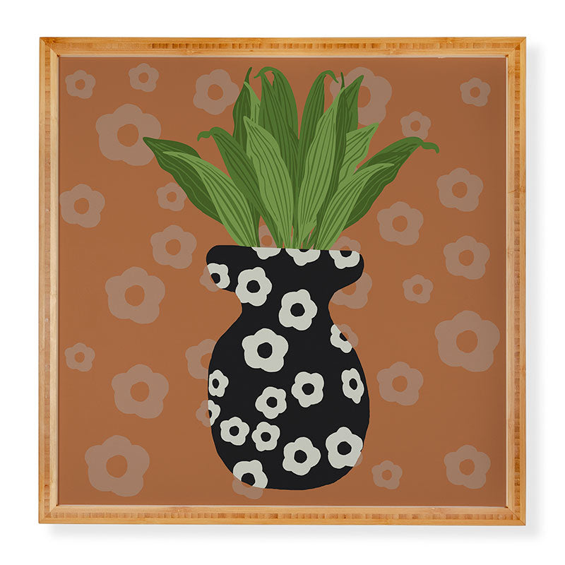 Coco de Paris Green plant retro style 5 Framed Wall Art