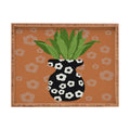 Coco de Paris Green plant retro style 5 Rectangular Tray