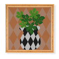 Coco de Paris Green plant retro style 6 Framed Wall Art