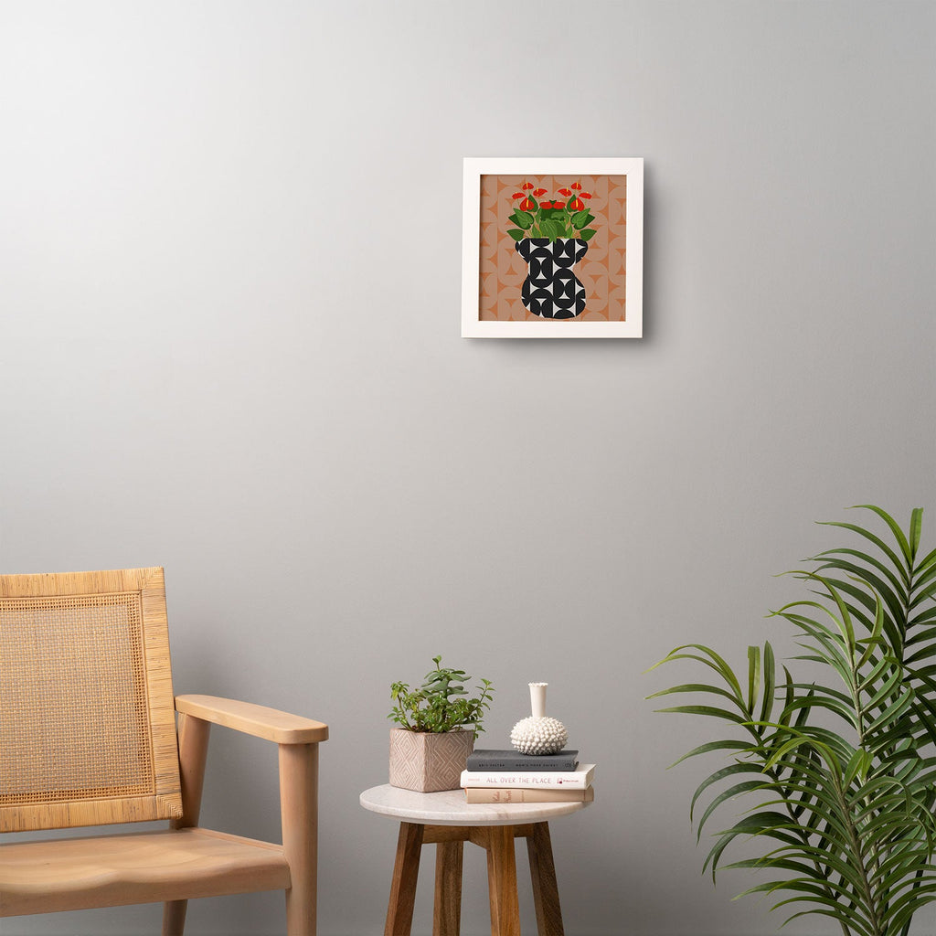 Coco de Paris Green plant retro style 7 Framed Wall Art