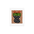 Coco de Paris Green plant retro style 7 Art Print
