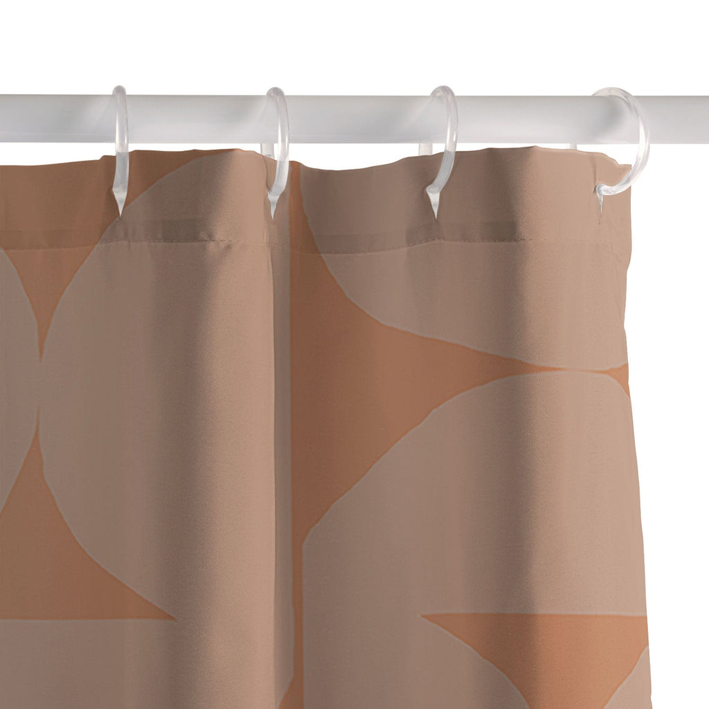 Coco de Paris Green plant retro style 7 Shower Curtain