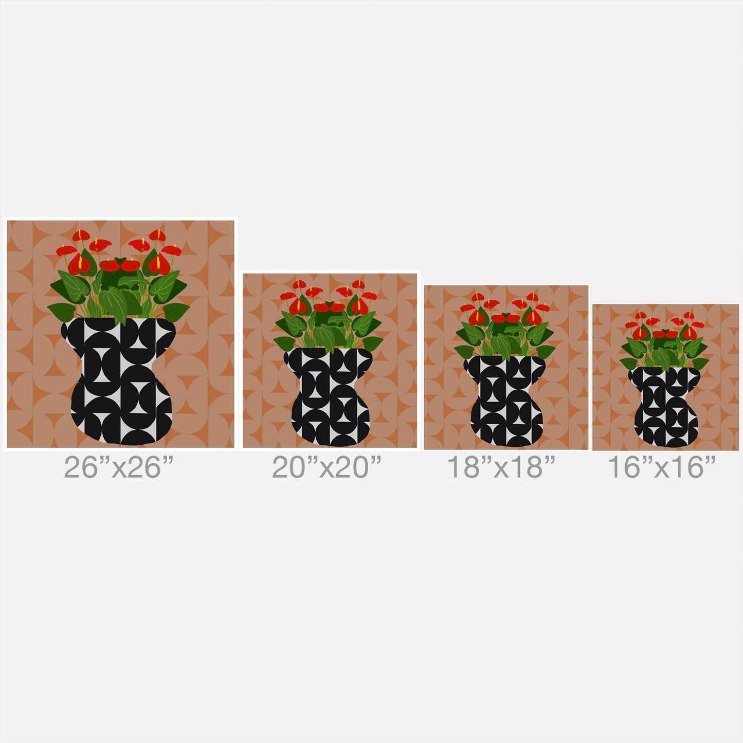 Coco de Paris Green plant retro style 7 Outdoor Throw Pillow
