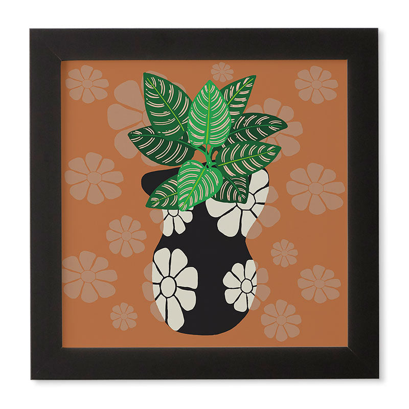 Coco de Paris Green plant retro style 8 Framed Wall Art