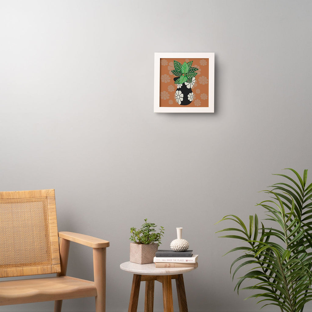 Coco de Paris Green plant retro style 8 Framed Wall Art