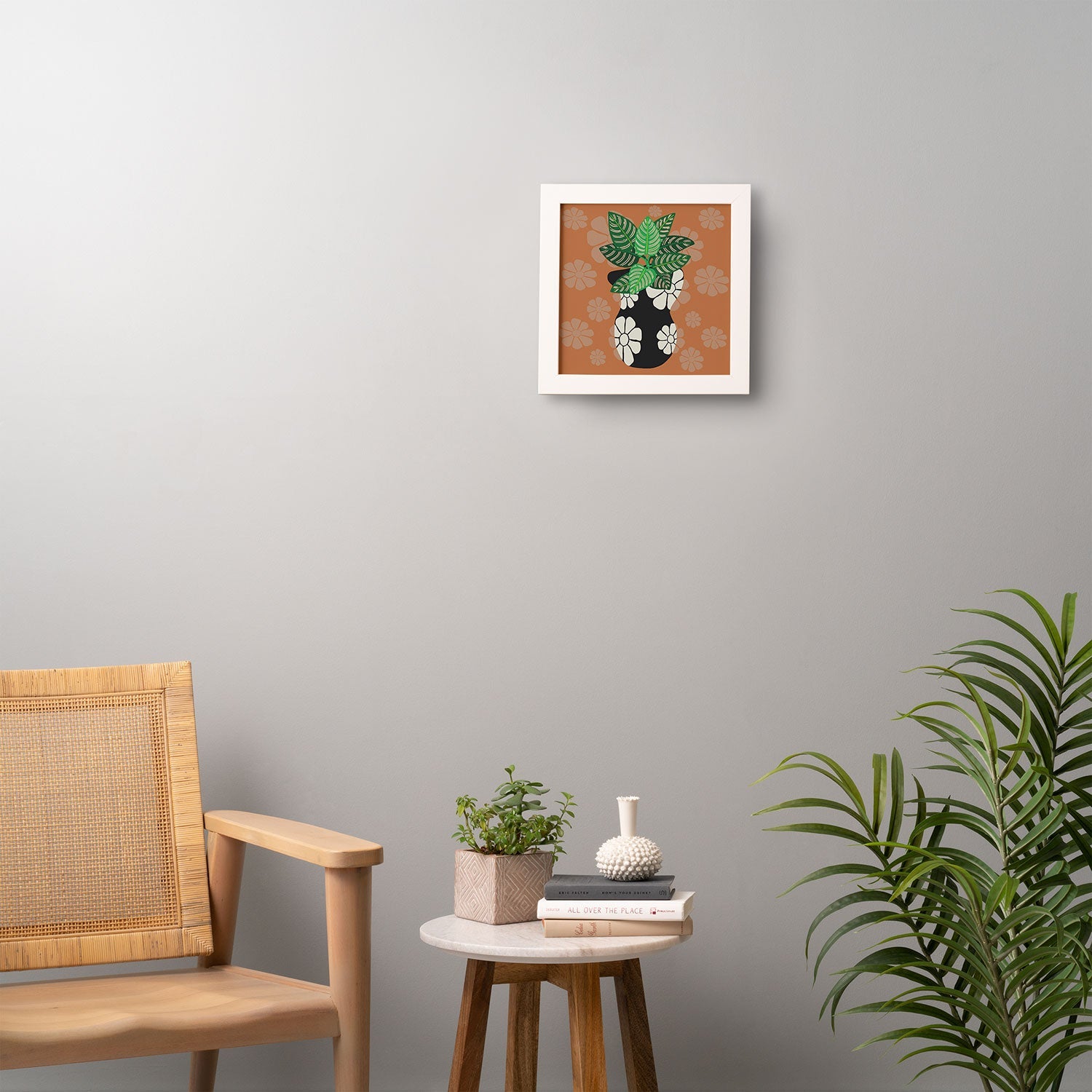 Coco de Paris Green plant retro style 8 Framed Wall Art