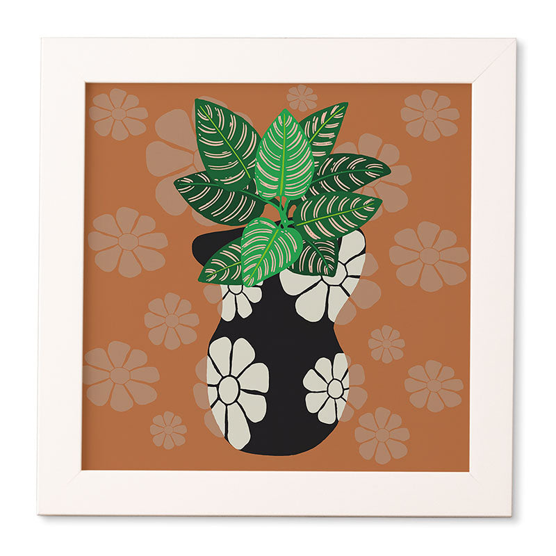 Coco de Paris Green plant retro style 8 Framed Wall Art