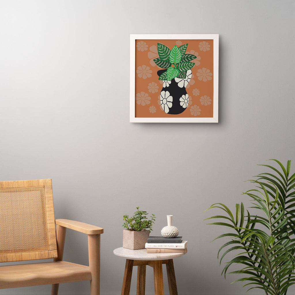 Coco de Paris Green plant retro style 8 Framed Wall Art