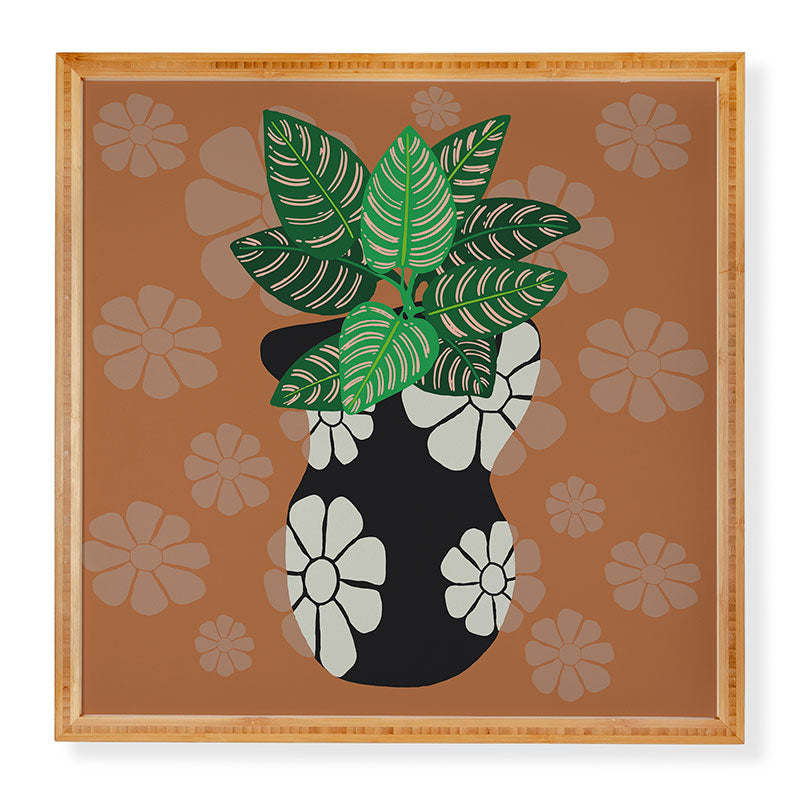 Coco de Paris Green plant retro style 8 Framed Wall Art