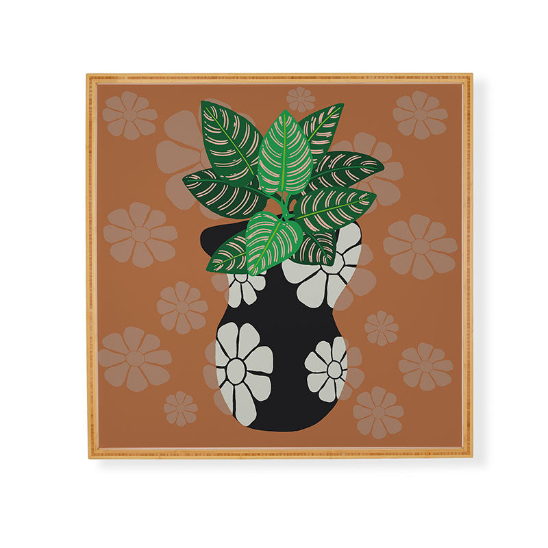 Coco de Paris Green plant retro style 8 Framed Wall Art