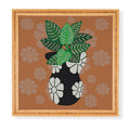Coco de Paris Green plant retro style 8 Framed Wall Art