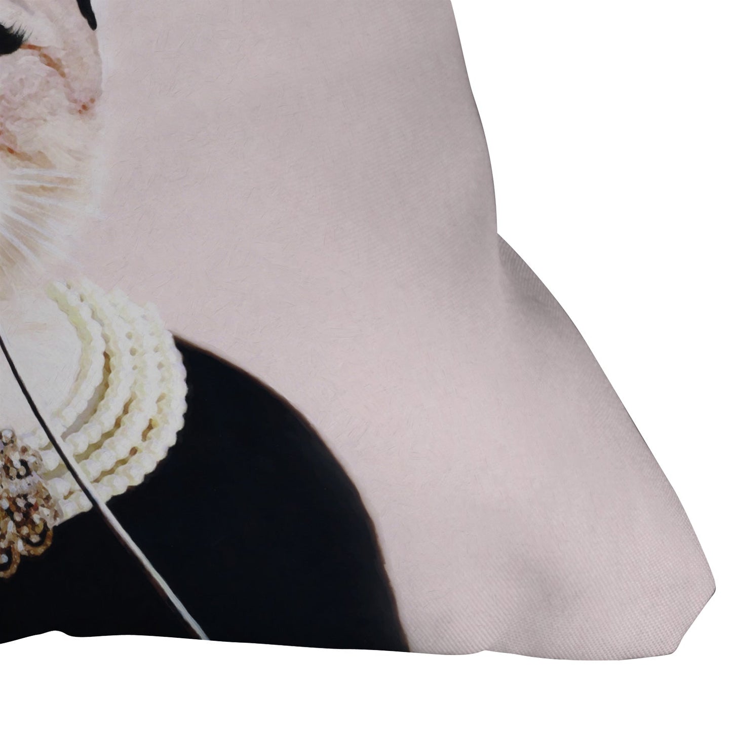Coco de Paris Hepburn Cat Throw Pillow