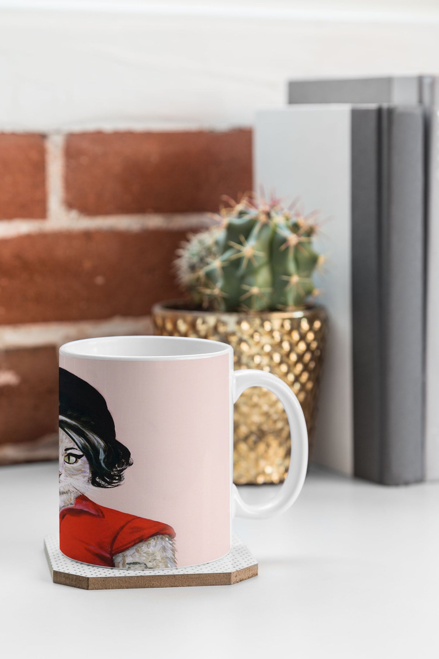 Coco de Paris Winehouse Cat Coffee Mug