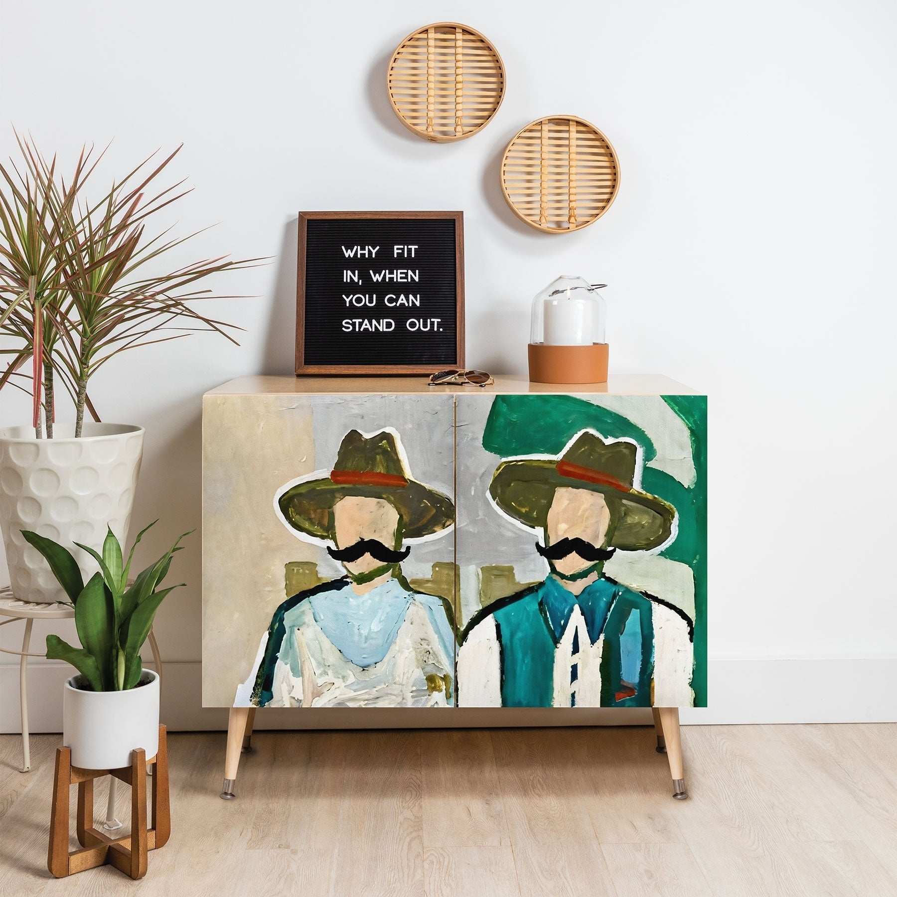 83 Oranges Side By Side Cowboy Edition Credenza