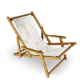 Colour Poems Abstract Shapes Neutral White Sling Chair