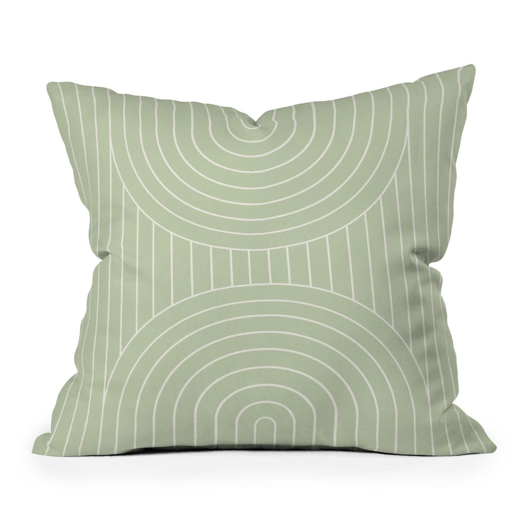 Colour Poems Arch Symmetry IX Throw Pillow