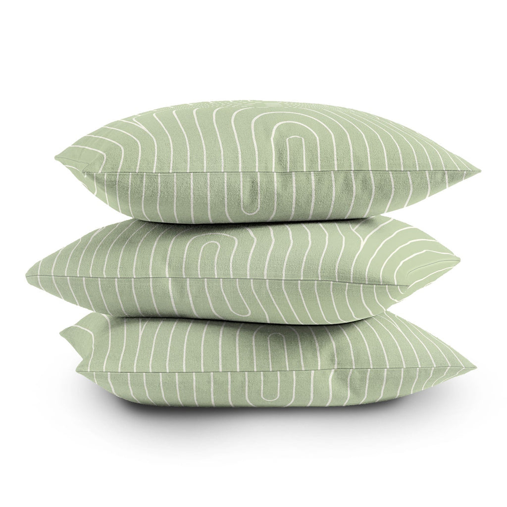 Colour Poems Arch Symmetry IX Throw Pillow