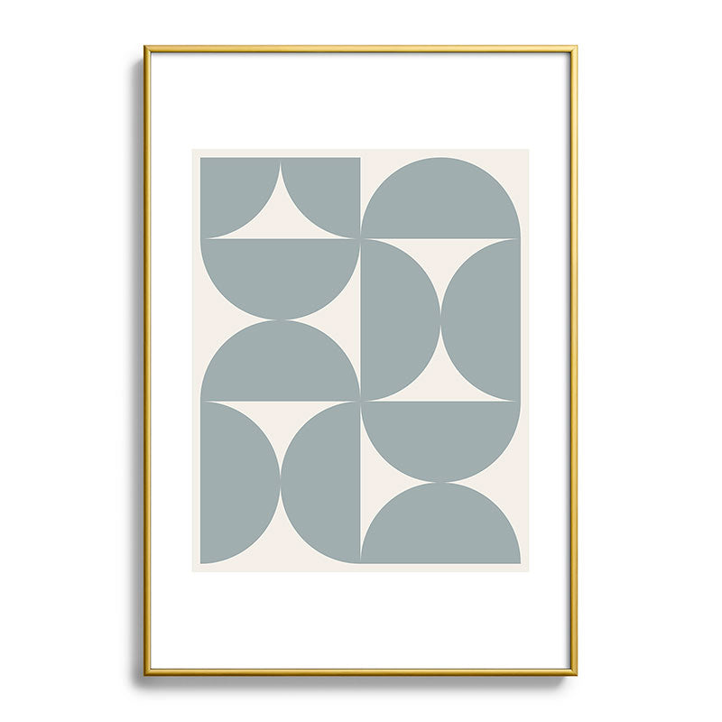 Colour Poems Bold Minimalism CI Metal Framed Art Print