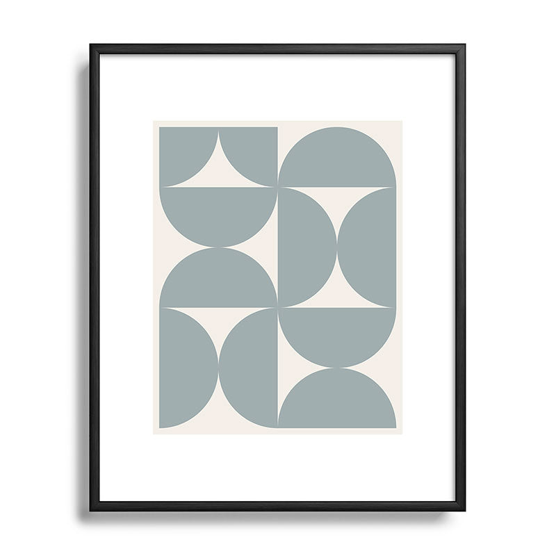 Colour Poems Bold Minimalism CI Metal Framed Art Print