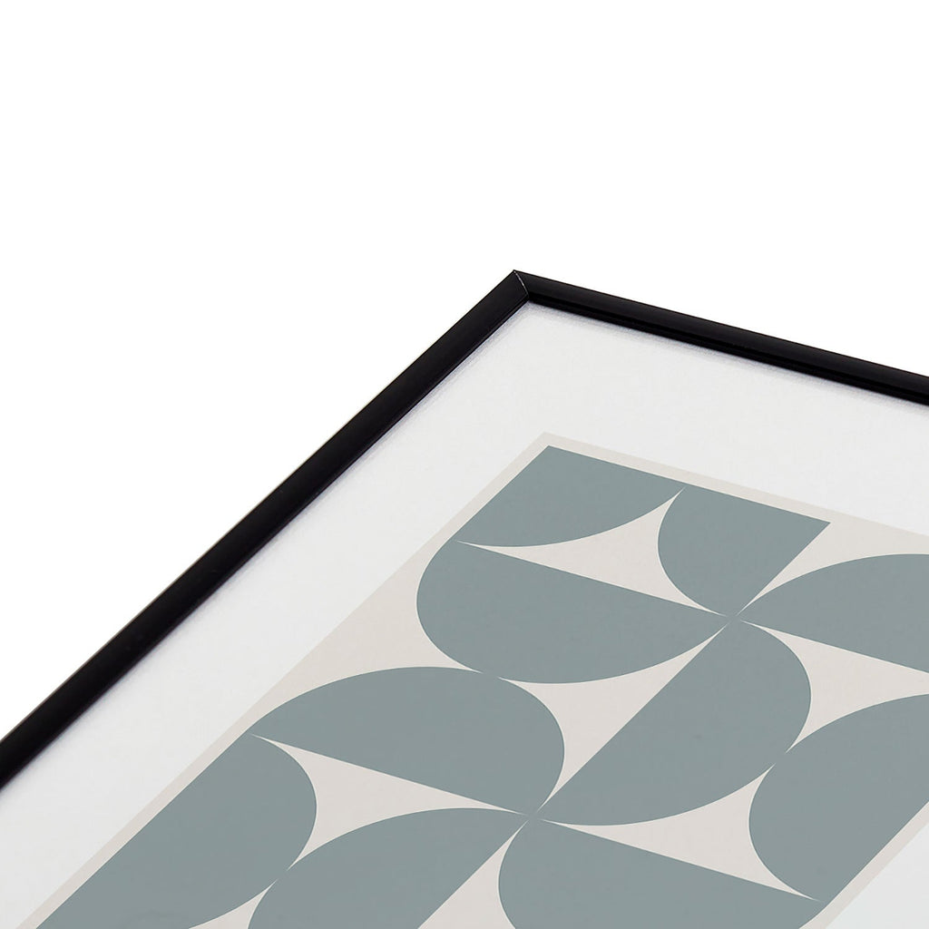 Colour Poems Bold Minimalism CI Metal Framed Art Print