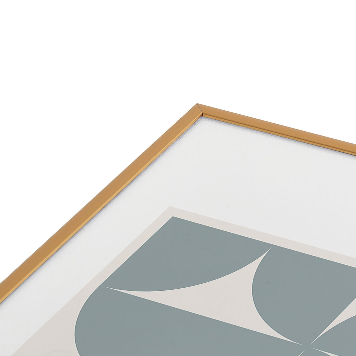 Colour Poems Bold Minimalism CI Metal Framed Art Print