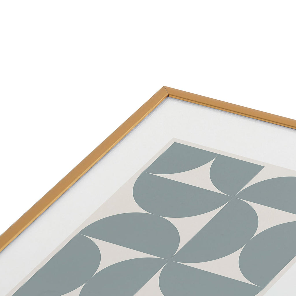 Colour Poems Bold Minimalism CI Metal Framed Art Print