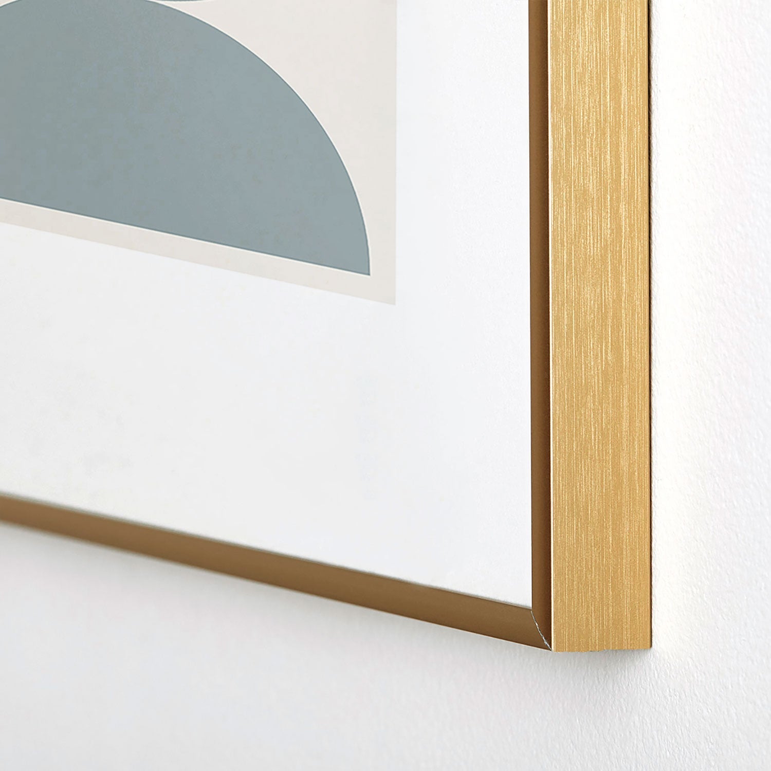Colour Poems Bold Minimalism CI Metal Framed Art Print