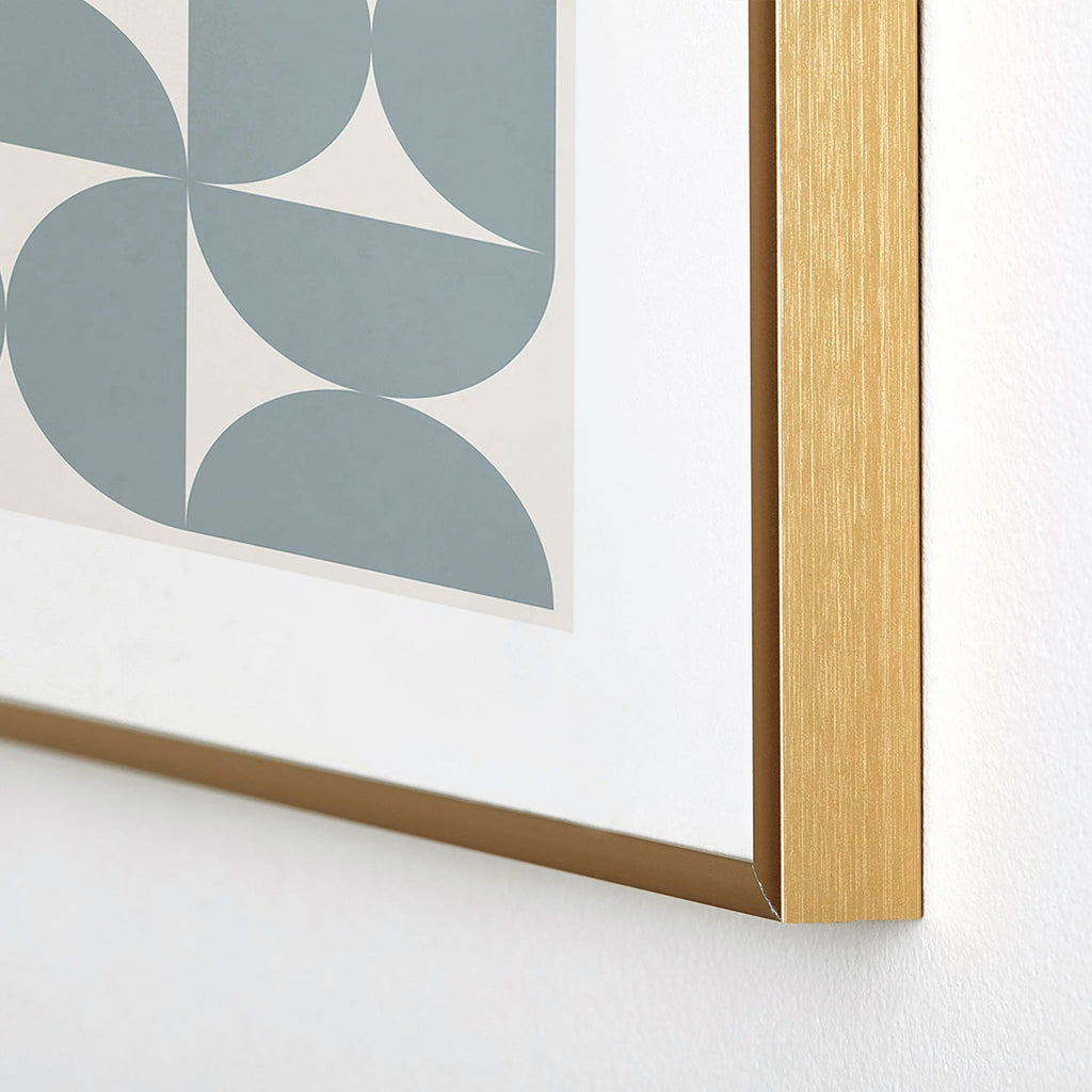 Colour Poems Bold Minimalism CI Metal Framed Art Print
