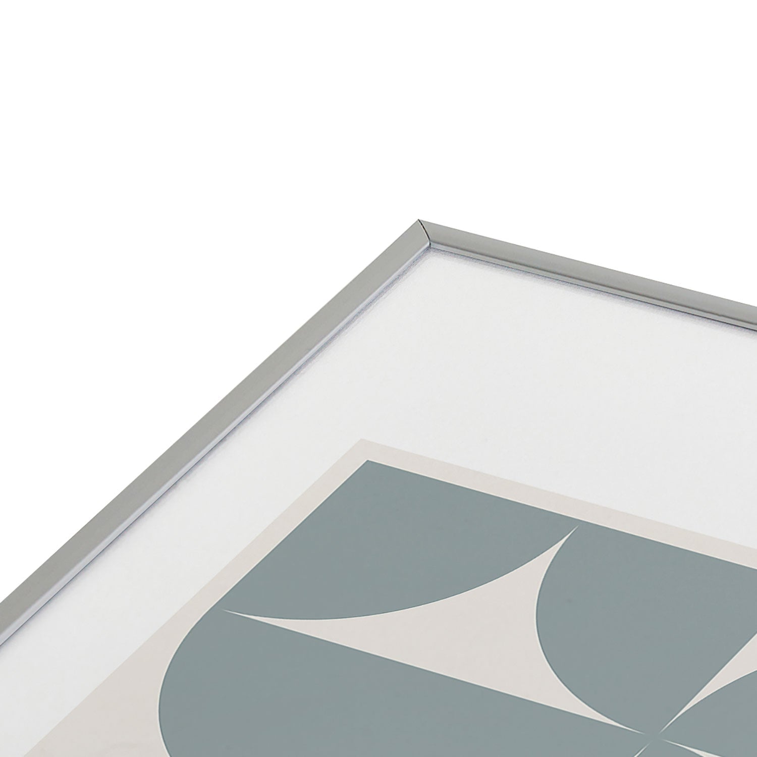 Colour Poems Bold Minimalism CI Metal Framed Art Print