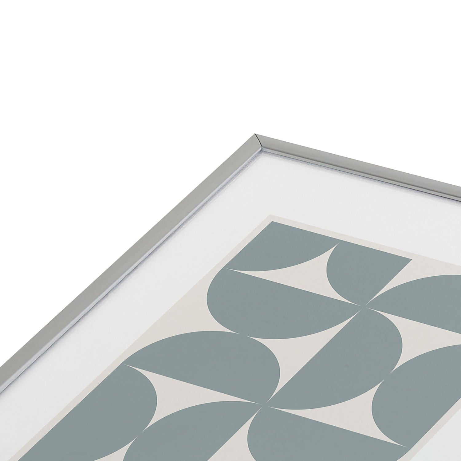Colour Poems Bold Minimalism CI Metal Framed Art Print