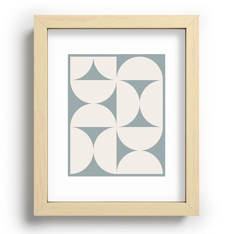 Colour Poems Bold Minimalism CII Recessed Framing Rectangle