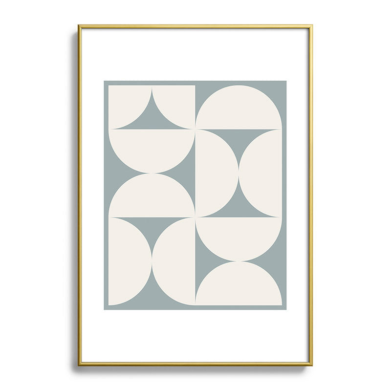 Colour Poems Bold Minimalism CII Metal Framed Art Print