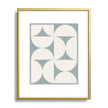Colour Poems Bold Minimalism CII Metal Framed Art Print