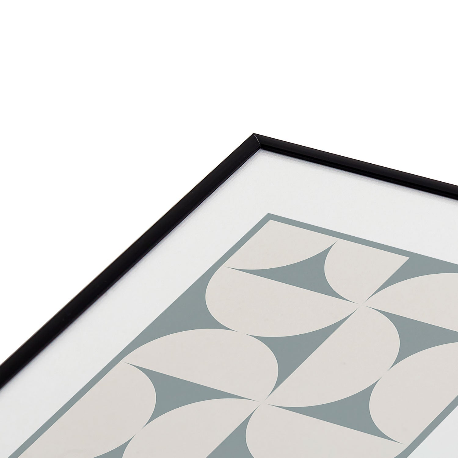 Colour Poems Bold Minimalism CII Metal Framed Art Print