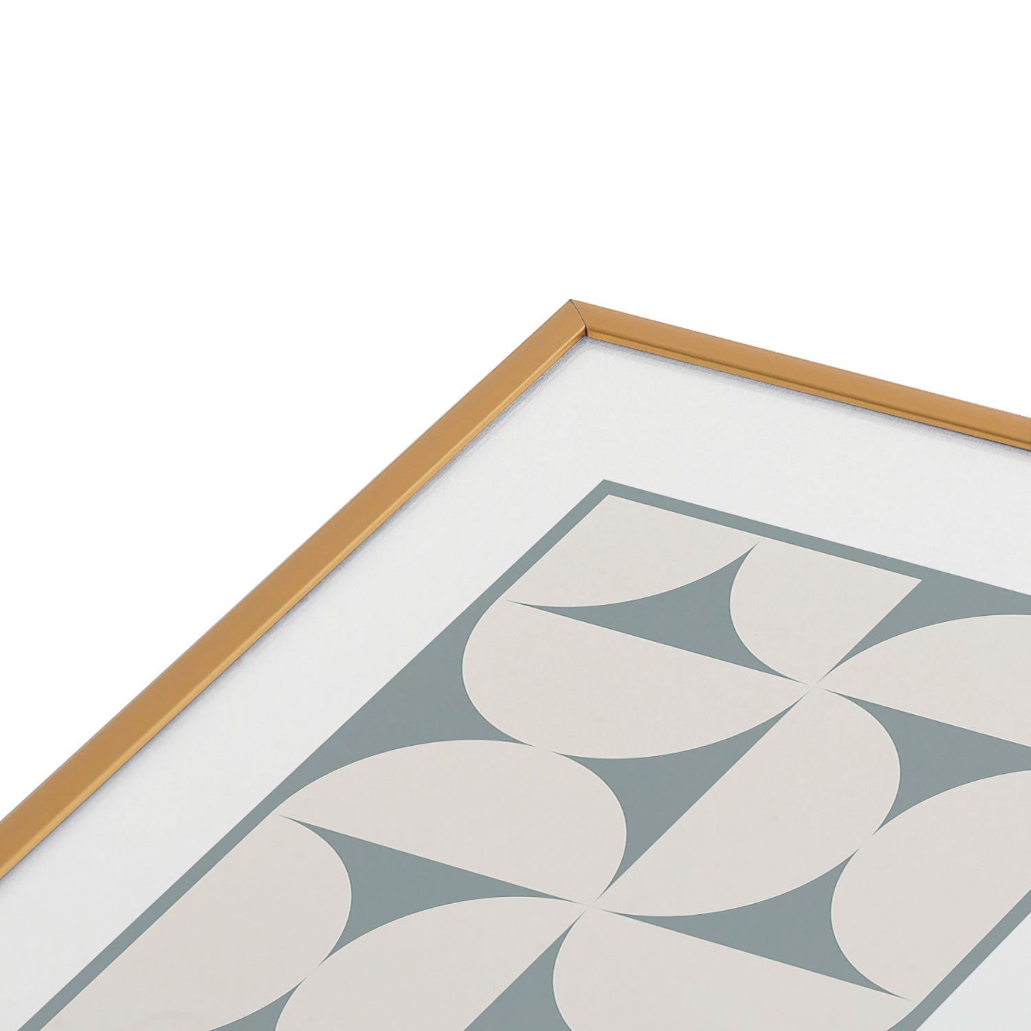Colour Poems Bold Minimalism CII Metal Framed Art Print