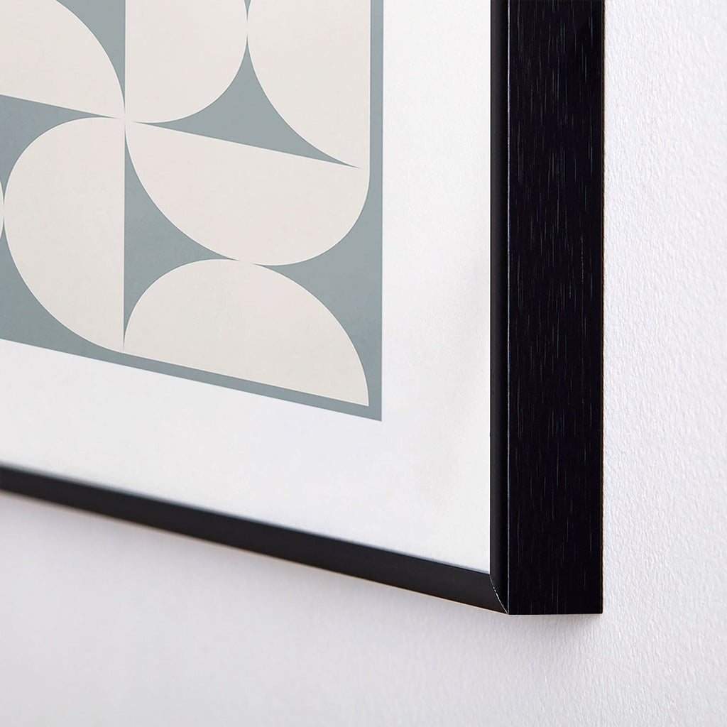 Colour Poems Bold Minimalism CII Metal Framed Art Print