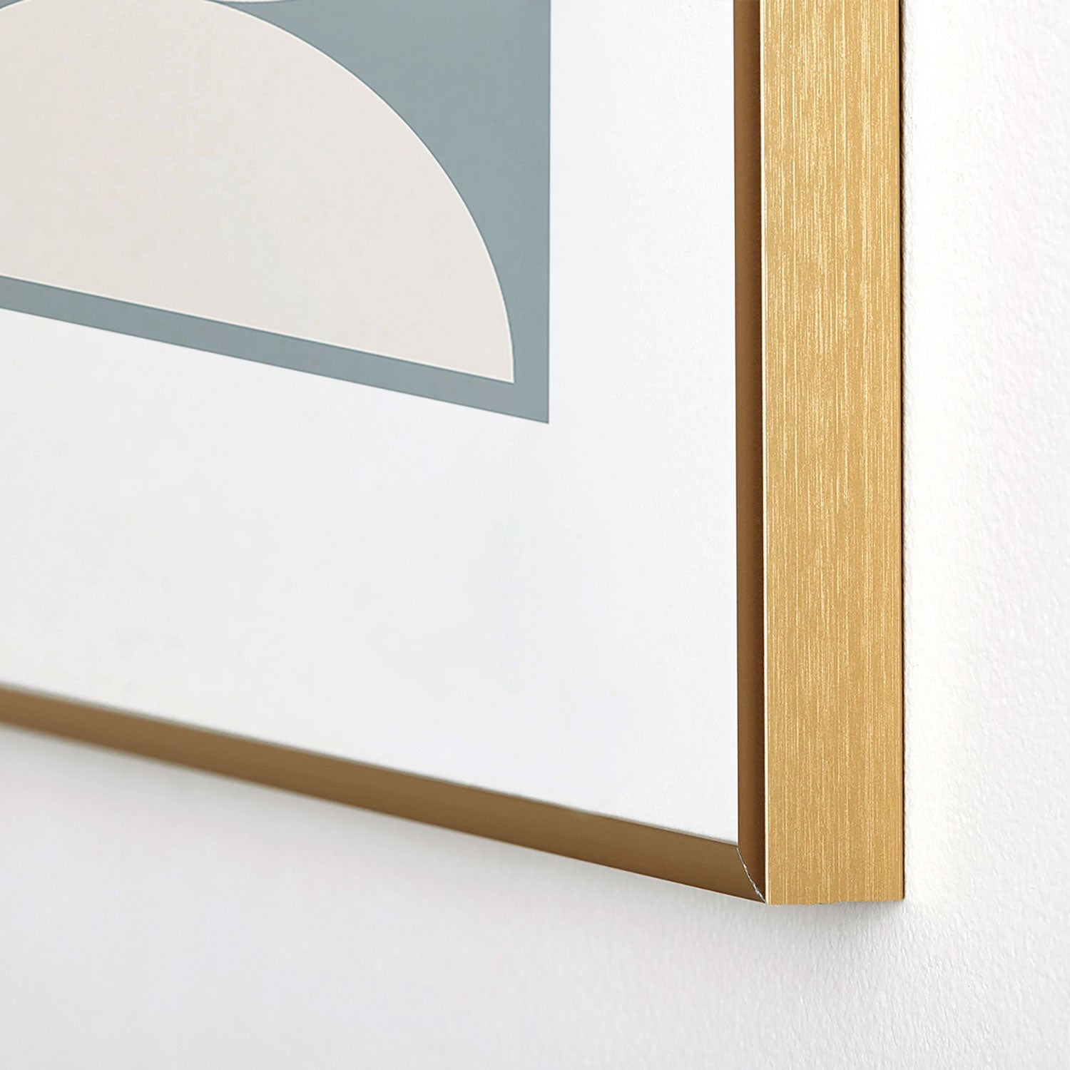 Colour Poems Bold Minimalism CII Metal Framed Art Print
