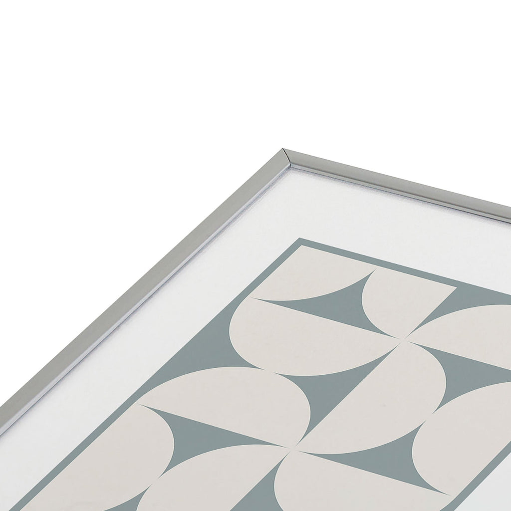 Colour Poems Bold Minimalism CII Metal Framed Art Print
