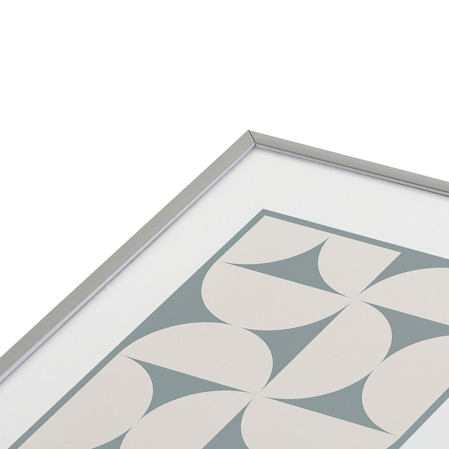 Colour Poems Bold Minimalism CII Metal Framed Art Print