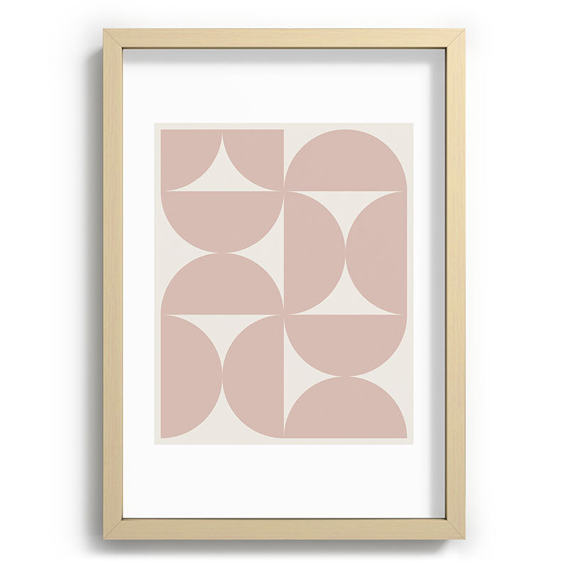 Colour Poems Bold Minimalism CIII Recessed Framing Rectangle