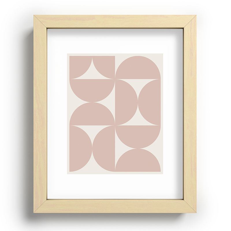 Colour Poems Bold Minimalism CIII Recessed Framing Rectangle
