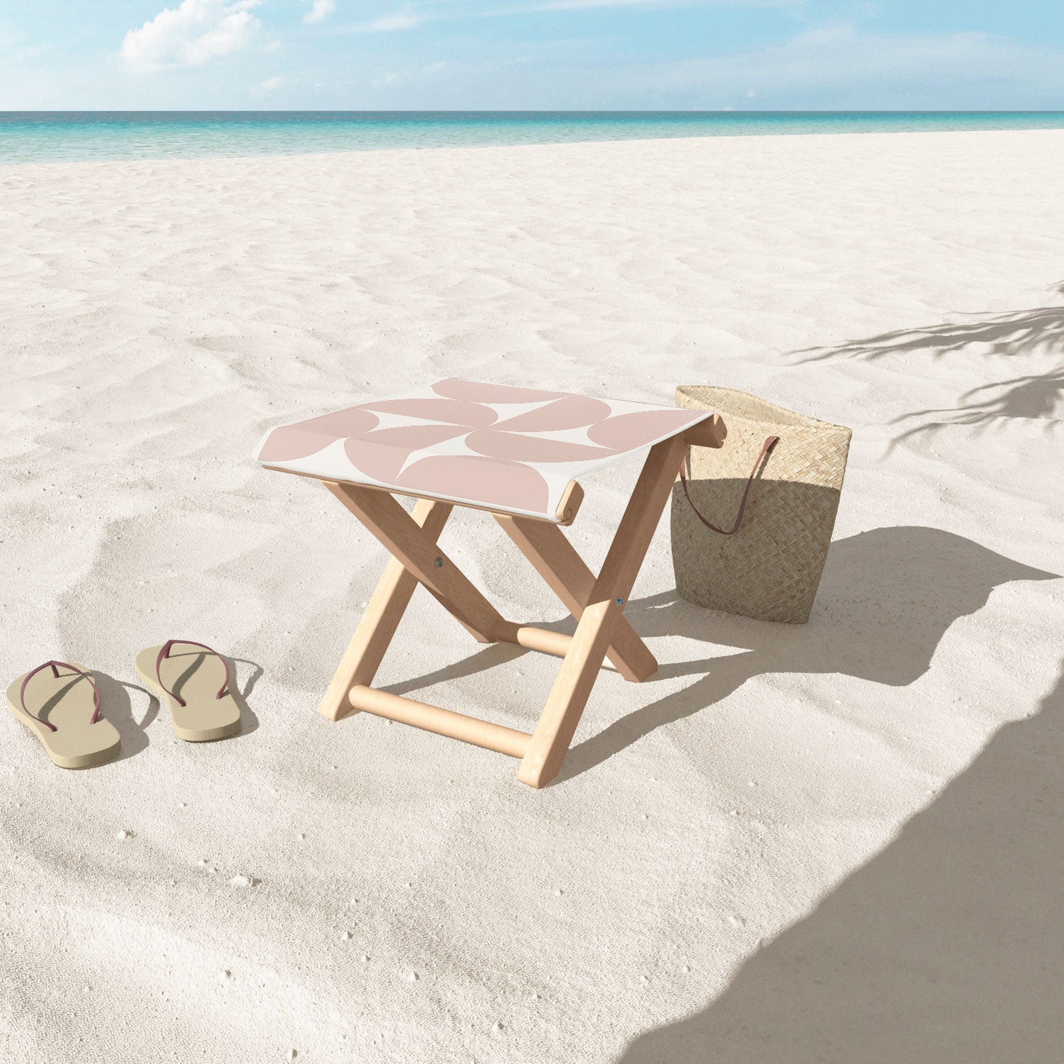Colour Poems Bold Minimalism CIII Folding Stool