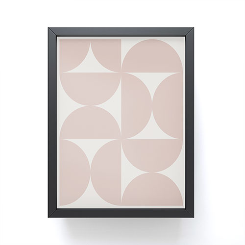 Colour Poems Bold Minimalism CIII Framed Mini Art Print