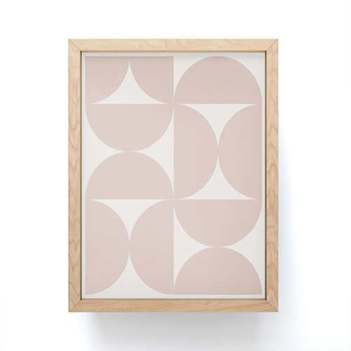 Colour Poems Bold Minimalism CIII Framed Mini Art Print