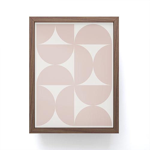 Colour Poems Bold Minimalism CIII Framed Mini Art Print