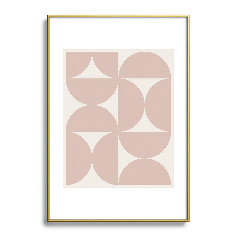 Colour Poems Bold Minimalism CIII Metal Framed Art Print
