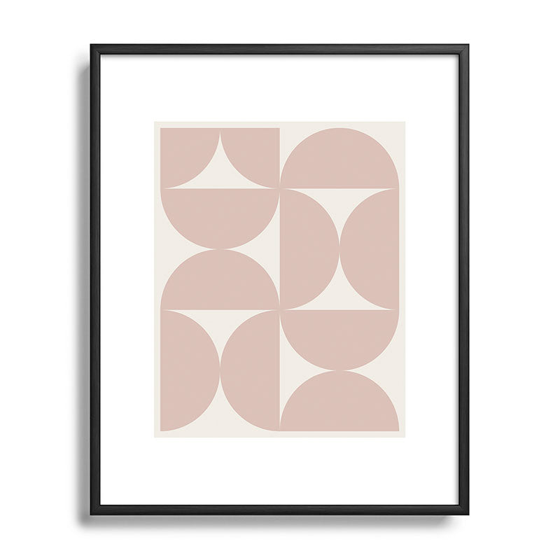 Colour Poems Bold Minimalism CIII Metal Framed Art Print